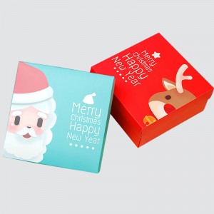 Kundenspezifische Weihnachts- und Neujahrsfeiertags-Cartoon-Geschenkbox