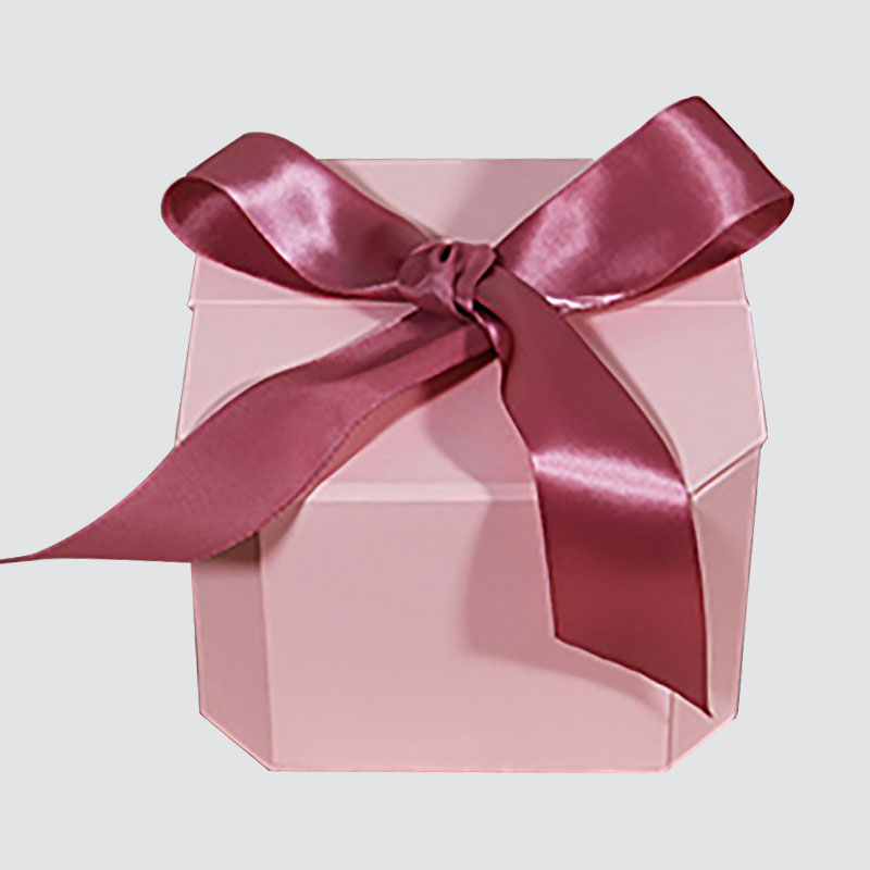 Rosa süße Bowknot-Geschenkbox-geformte Klappen-Kerzen-Schalen-Schokoladen-vorzügliche Geschenkbox